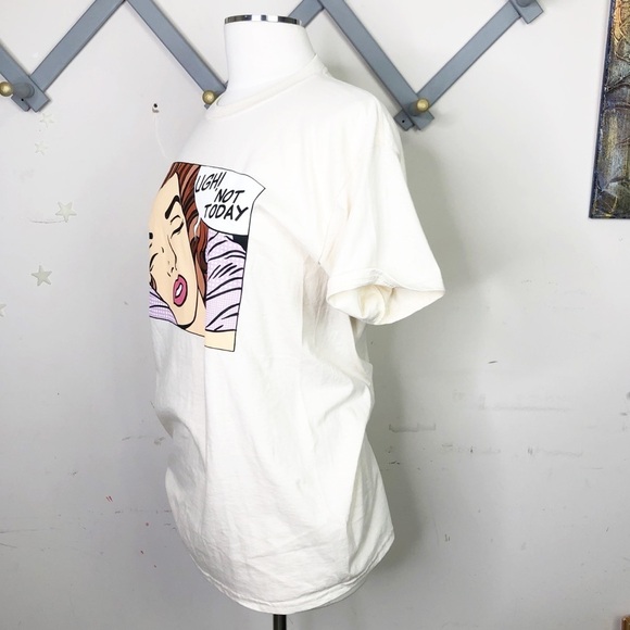 Goodie two sleeves  “not today” graphic tee shirt - Picture 7 of 11